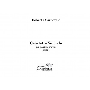 QUARTETTO SECONDO for string quartet [Digital]